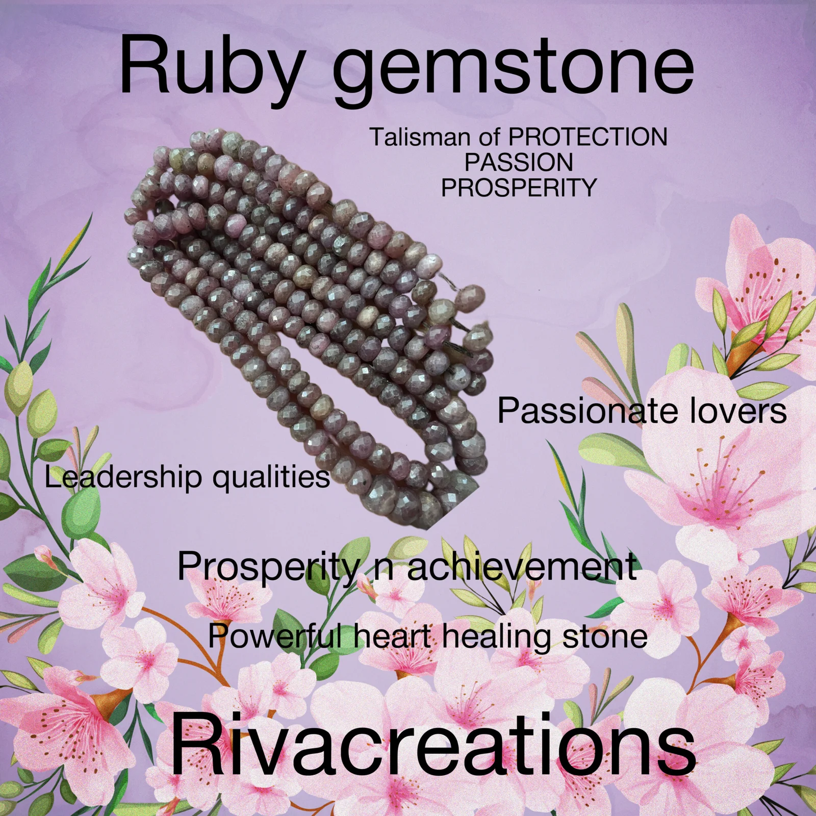 Natural Ruby Necklace